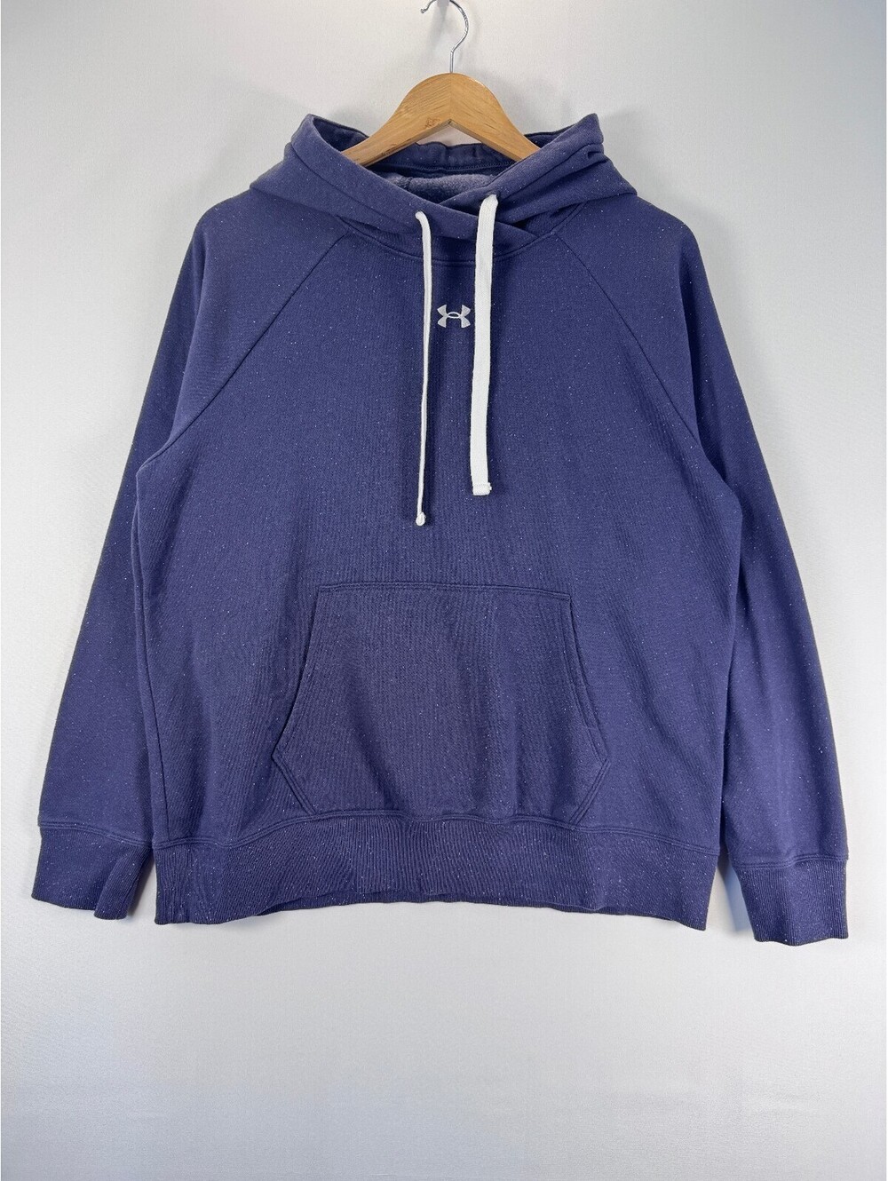 Under Armour Hoodie Womens Large Purple Speckle Gorpcore Athleisure Casual